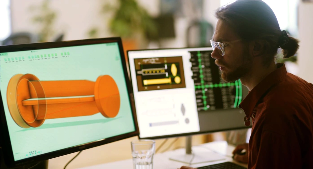Engineer building more complex parts with CAD automation