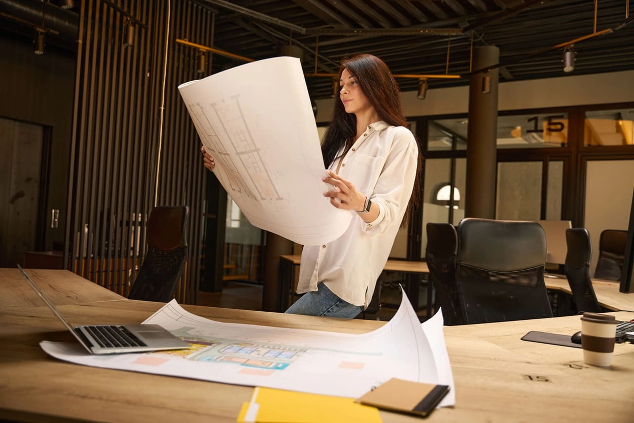 AEC professional examining results after implementing wide format printing tips
