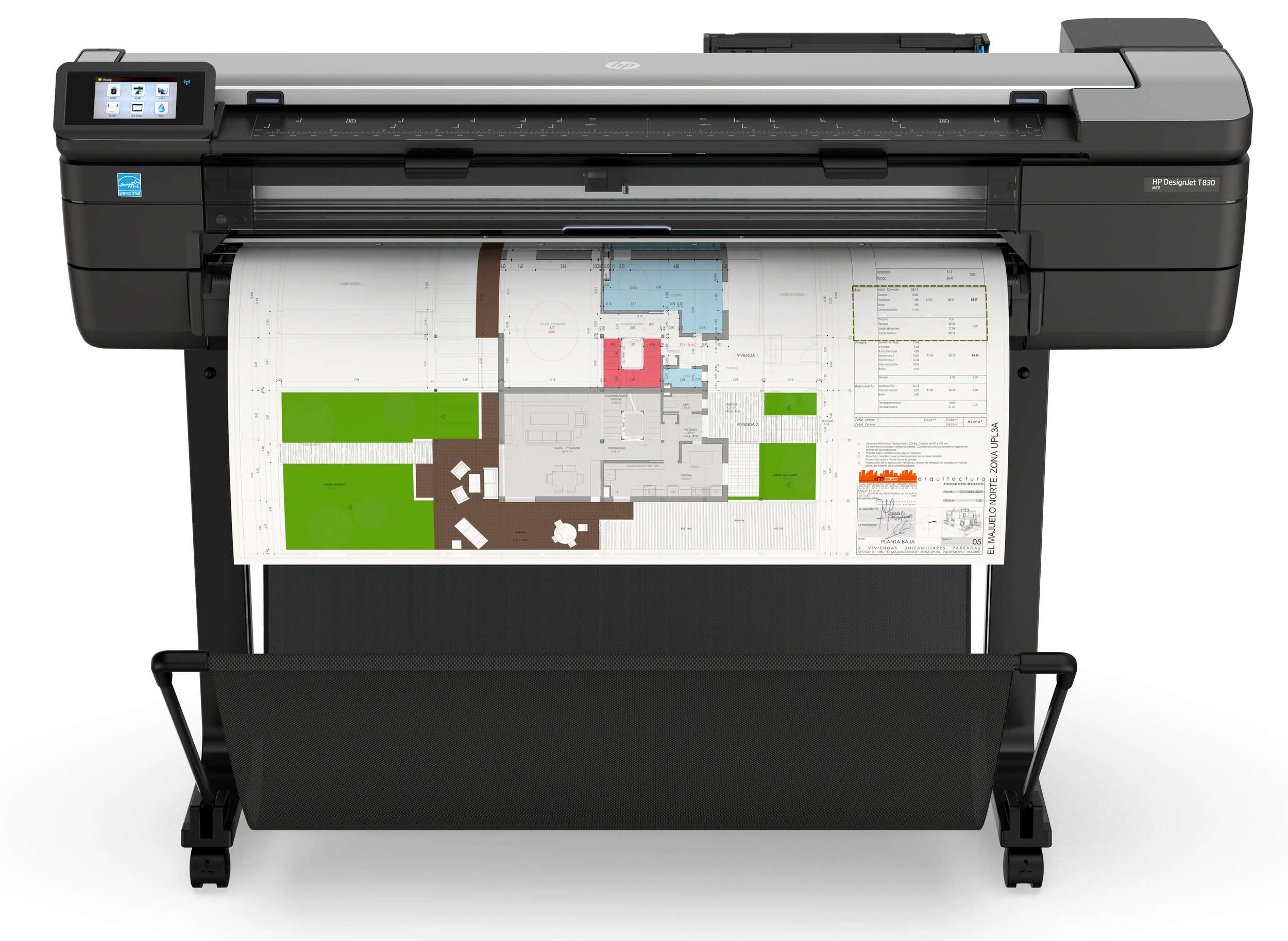 HP DesignJET T830, a dye-based large format printer