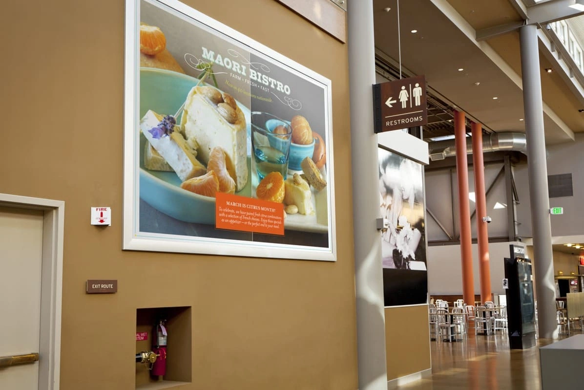 Large format posters for Maori Bistro